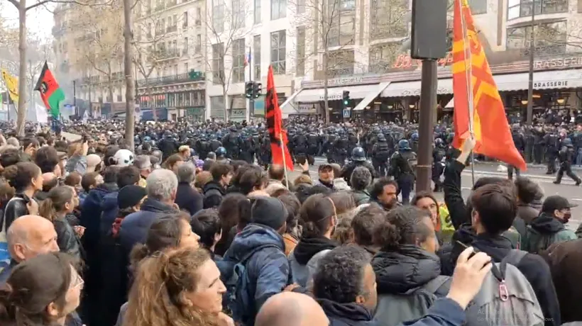 Noi proteste în Franța. Unul dintre restaurantele preferate ale lui MACRON, incendiat de manifestanți