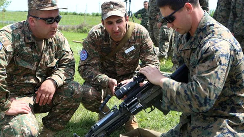 Soldații americani și bulgari se antrenează în România, în cadrul unui exercițiu NATO
