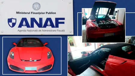 ANAF scoate la licitație un Ferrari F430 Spider. Care este prețul de pornire și ce dotări are bolidul