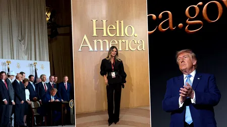Tamila Cristescu, în primul rând la lansarea platformei AI a lui Donald Trump, alături de grei din industria tech