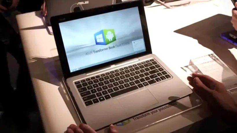 CES 2014. Computerul hibrid care poate trece în câteva secunde de la Windows la Android VIDEO