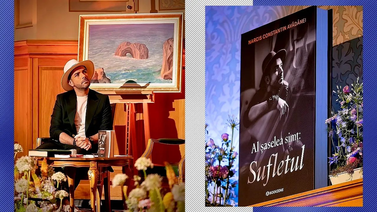 „Al șaselea simț - SUFLETUL”. Mai mult decât o lansare de carte, un eveniment cultural al poetului cu pălărie, Narcis Avădanei