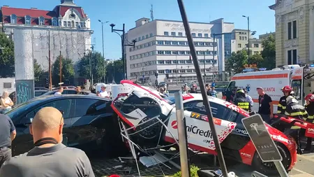Marco Leu, fiul lui Mihai Leu, a fost implicat într-un accident grav la raliul din Timișoara