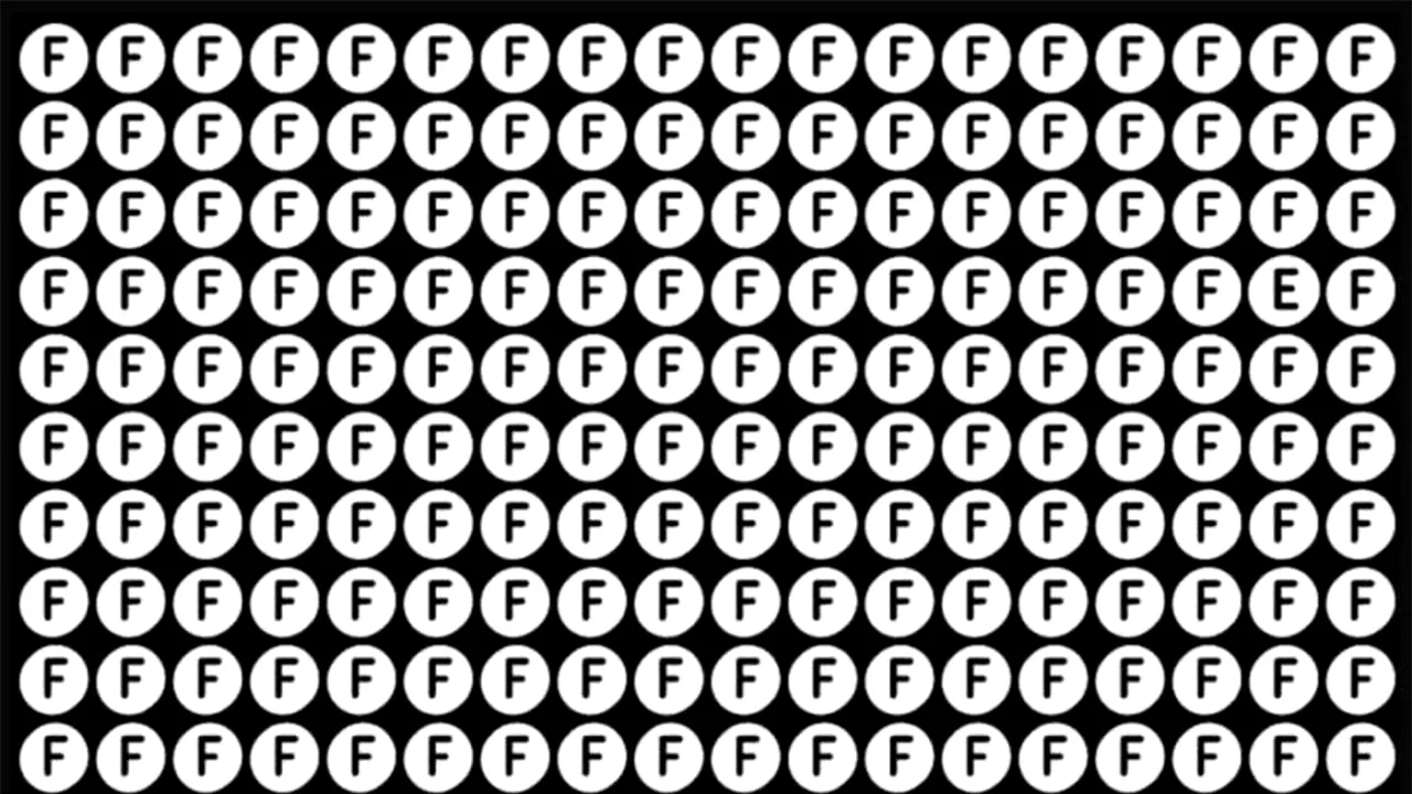 Test de perspicacitate | Nu toate literele din această imagine sunt 