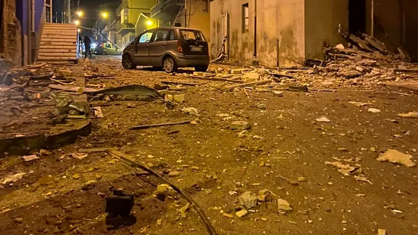 Trei case s-au prăbușit după o explozie în Italia. Patru persoane au murit și încă sunt căutați supraviețuitori. „Zona arată ca Beirut”