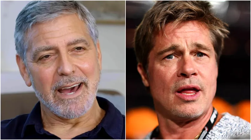 George Clooney l-a înțepat pe „frumosul” Brad Pitt: „Nu arată atât de bine...”