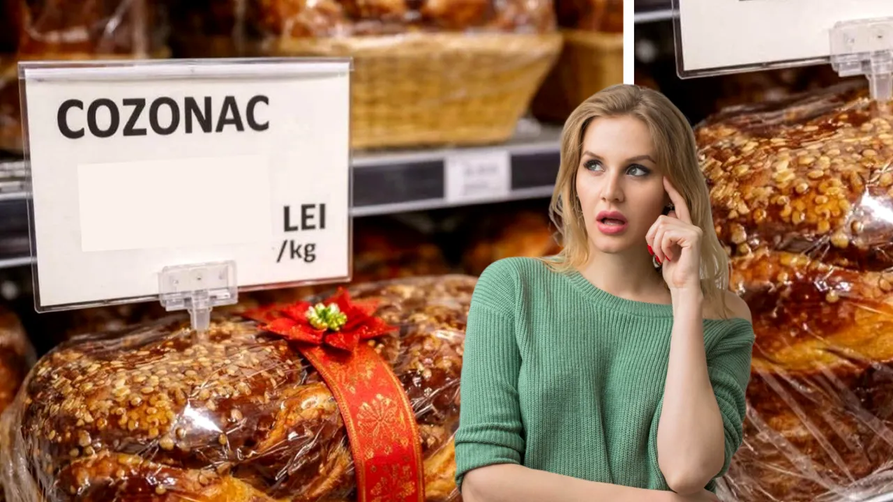 Cozonacul de Crăciun, tot mai scump de la an la an. Românii se uită cu uimire la raft: 