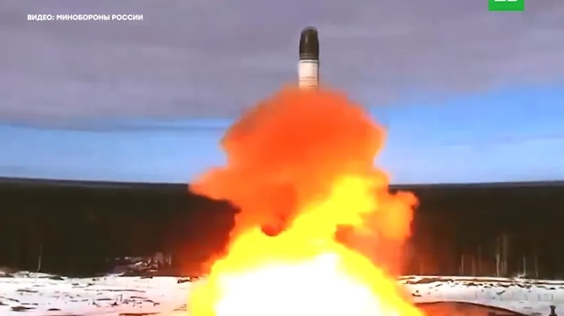 SUA au fost înştiinţate înainte de lansarea rachetei balistice intercontinentale Sarmat a Rusiei: Testul nu a fost o surpriză