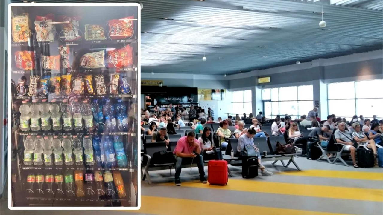 Mai SCUMP ca în Otopeni! Ireal cât costă o sticlă cu apă, la 0.5l, în aeroportul din Iași