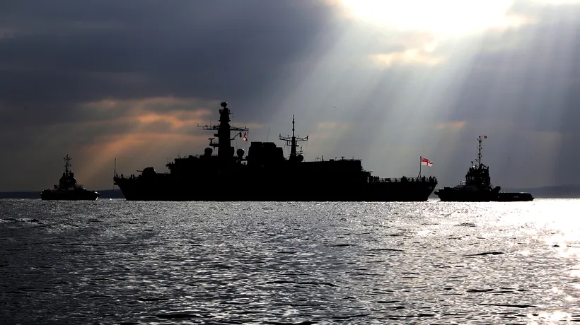 Nave militare ruse, escortate de o fregată britanică în Canalul Mânecii
