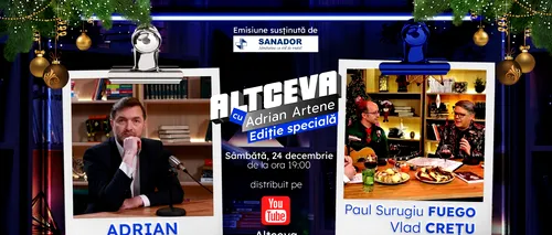 Paul Surugiu – FUEGO și Vlad Crețu, invitați la podcastul ALTCEVA cu Adrian Artene, într-o ediție specială de Crăciun