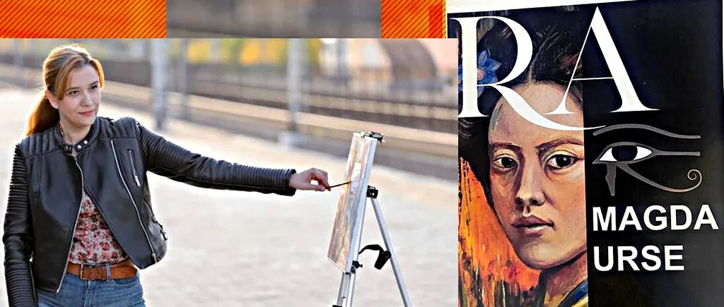 EXCLUSIV | VIDEO Magda Urse, pictorița care folosește în lucrările proprii pigmentul Albastrului de Voroneț și-a expus tablourile în cadrul vernisajului ”Ra”. Expoziția poate fi admirată la Galeria Simeza