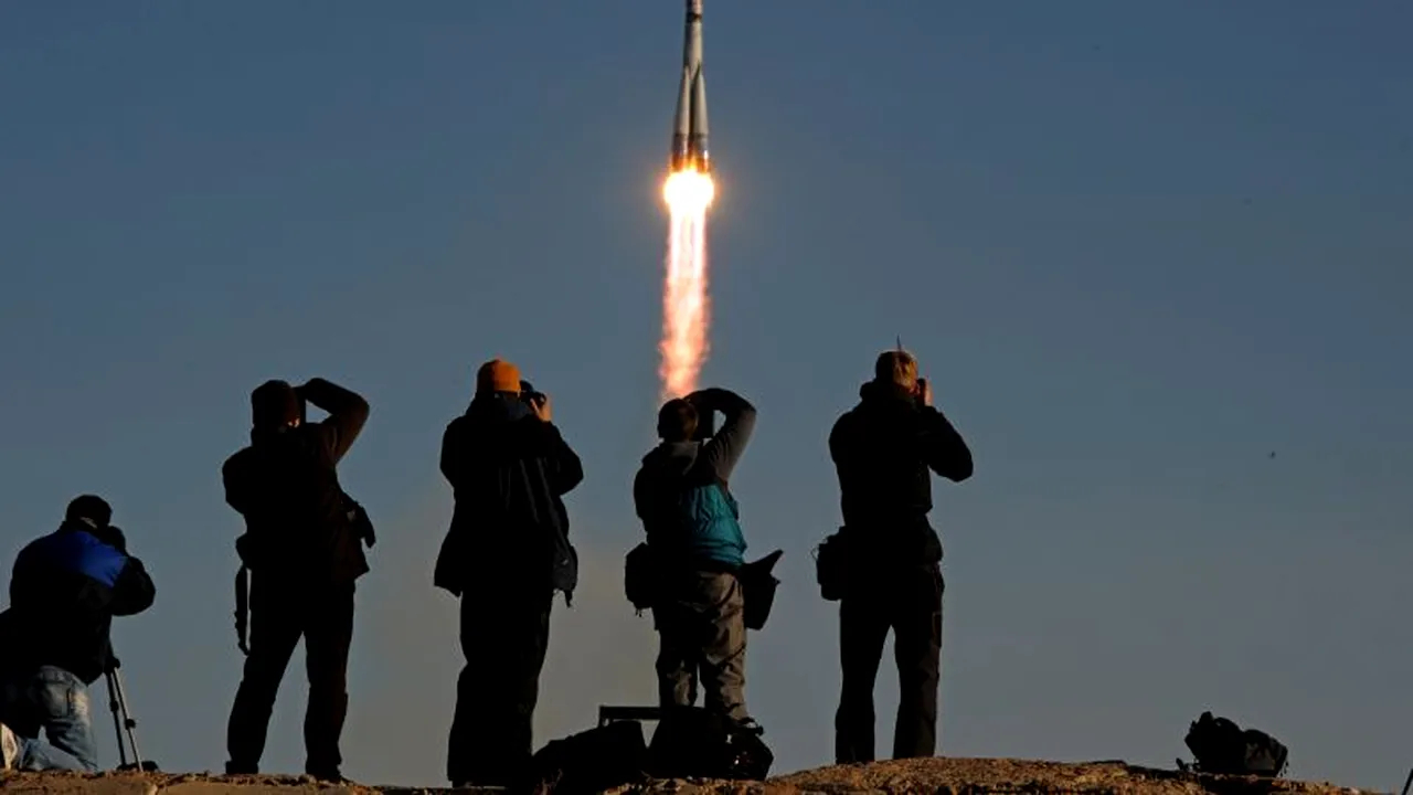 Torța Jocurilor Olimpice, purtată pentru prima dată în istorie în spațiu
