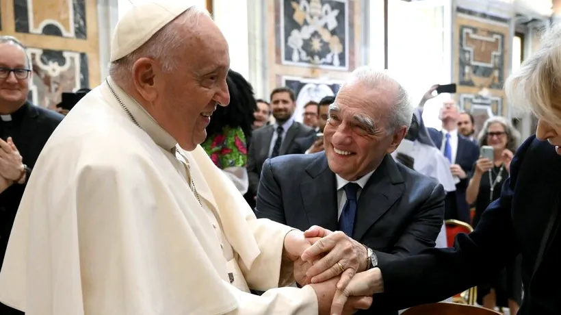 Papa FRANCISC a trecut peste problemele de sănătate. Suveranul Pontif s-a întâlnit cu Martin Scorsese