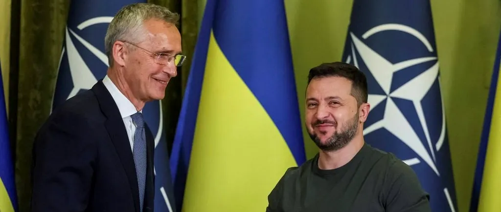 VIDEO | Jens Stoltenberg, vizită surpriză la Kiev. Zelenski: Aderarea Ucrainei la NATO este „o chestiune de timp”