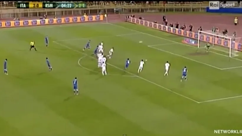 Gol impresionant înscris de Pirlo într-un amical cu San Marino. VIDEO