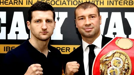 BUTE VS FROCH. Lucian Bute și adversarul său au trecut cântarul oficial