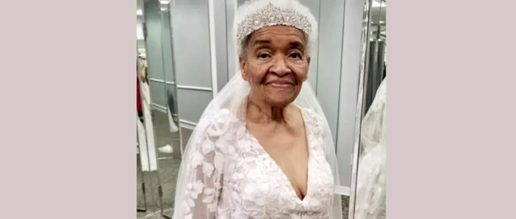 Rochie albă de mireasă și jartieră, la 94 de ani, pentru cea mai „cool” bunică de pe Facebook (Galerie FOTO&VIDEO)