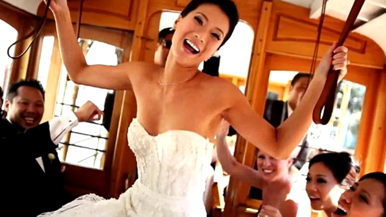 Videoclipul inedit filmat de doi tineri în ziua nunții. A devenit peste noapte VIRAL