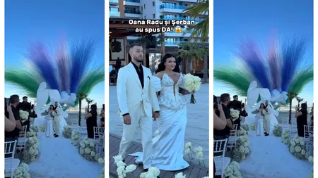 Oana Radu s-a CĂSĂTORIT la Mamaia cu Șerban Balaban, toboșarul trupei sale. Cei doi se logodiseră anul trecut, la Paris