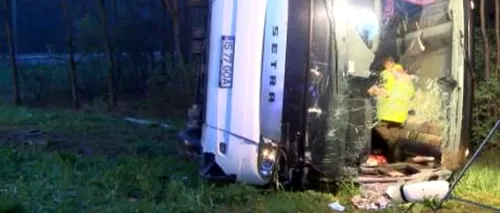 Grav accident de autocar în Germania: doi români și nouă moldoveni sunt răniți