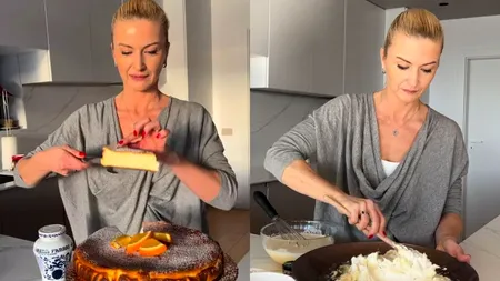 Rețeta de cheesecake cu 7 ingrediente, pregătită de Elwira Petre. Secretul pentru un desert pufos și gustos