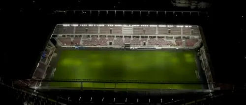 Cum arată noul stadion Rapid Arena. Noctura a fost testată - VIDEO