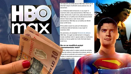 HBO Max anunță SCUMPIREA abonamentului lunar. Cât va ajunge să cheltuiască un fan al supereroilor DC pentru a viziona toate filmele sale favorite