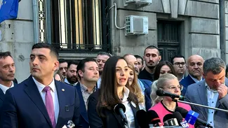 Anamaria Gavrilă și-a depus CANDIDATURA la BEC, însoțită de George Simion: „Candidatura mea nu este pe persoană proprie este pentru români”