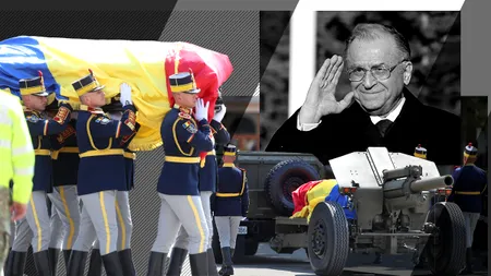 DOLIU NAȚIONAL! Ion Iliescu a fost înmormântat cu onoruri militare