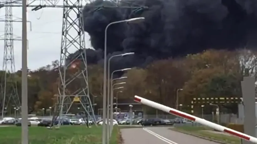 O zonă industrială din Olanda a fost zguduită de o explozie puternică