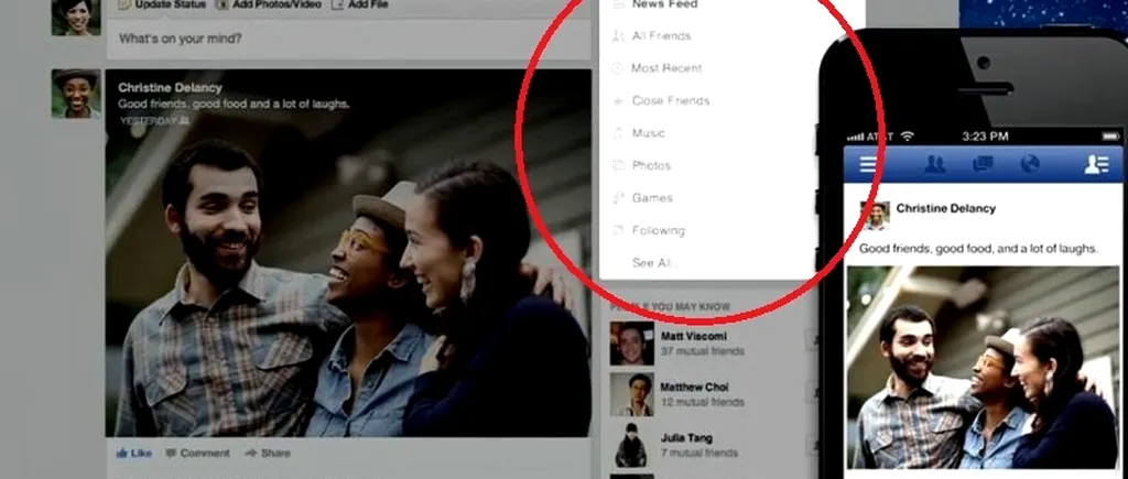 FACEBOOK - LANSARE NEWS FEED 7 MARTIE. Cum arată noile FLUXURI DE ȘTIRI FACEBOOK. Cum poți avea și tu noul News Feed de la Facebook. VIDEO