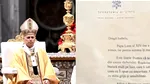 Scrisoarea pe care i-a trimis-o papa Leon al XIV-lea unei fetițe din București, în noaptea de Crăciun. Isabela îi trimisese un desen