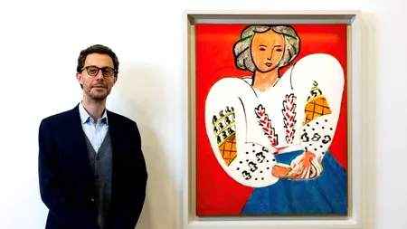 Capodopera „La Blouse Roumaine” a ajuns pentru prima dată în România. TABLOUL lui Matisse, evaluat la 50.000.000 €, expus la Muzeul Național de Artă
