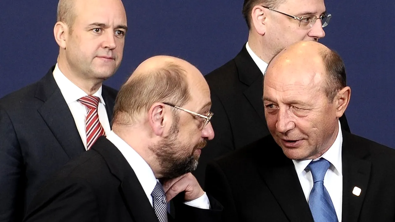 Schulz îi răspunde lui Băsescu: „S-a înșelat. Poate unul dintre consilierii săi i-a dat hârtiile greșite