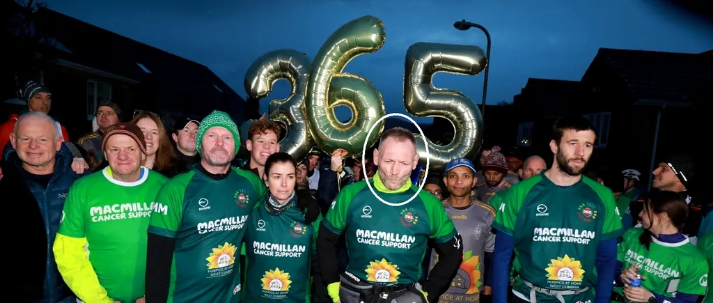 Un britanic a alergat 365 de maratoane în 365 de zile, pentru a strânge bani în lupta împotriva cancerului: „Nu recordurile contează, ci a ajuta oamenii”