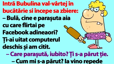 BANCUL DE LUNI | Bulă, Bubulina și „parașuta”
