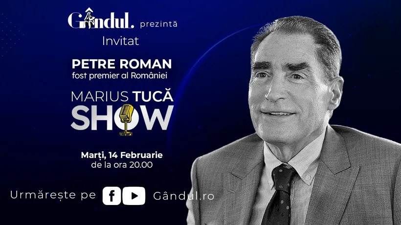 Marius Tucă Show începe marți, 14 februarie, de la ora 20.00, LIVE pe gândul.ro