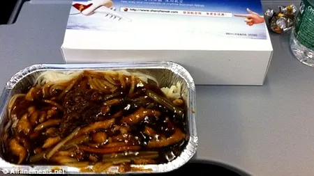 GALERIE FOTO: Cea mai proastă mâncare servită în avion