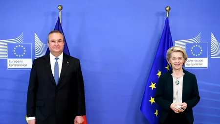 Premierul Nicolae Ciucă s-a întâlnit marți cu Ursula von der Leyen. Pe lista subiectelor abordate, pandemia, ridicarea MCV și aderarea la Schengen | VIDEO