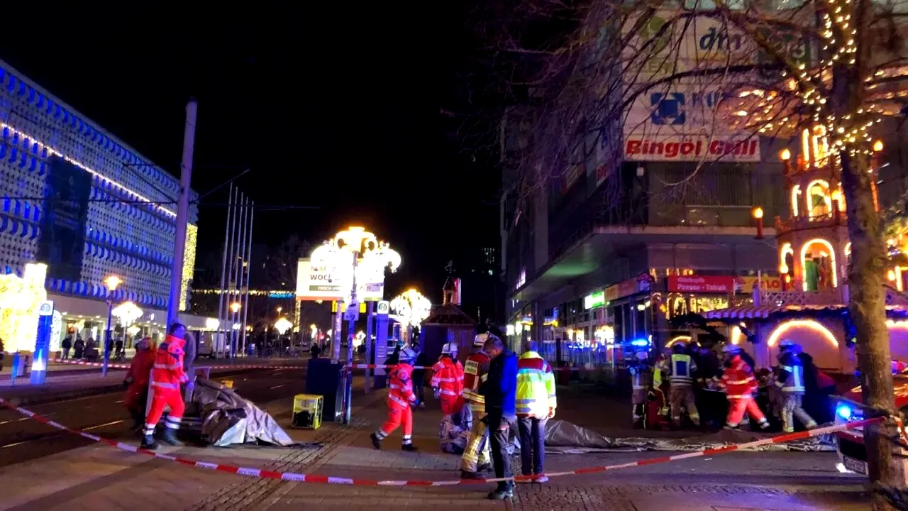 Atentatul de la târgul de Crăciun din GERMANIA. Bilanțul atacului a crescut la 6 morți