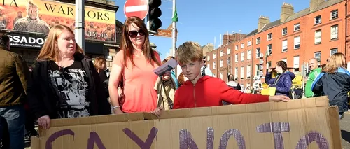 Zeci de mii de irlandezi au protestat la Dublin împotriva unei noi măsuri de austeritate