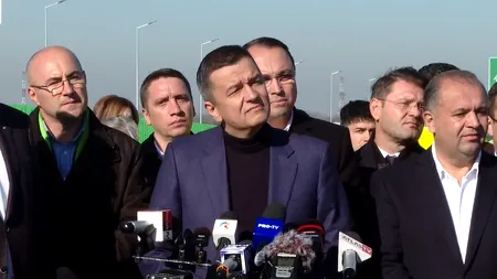 Sorin GRINDEANU: Mâine seară se dă drumul la circulație pe primii 11 kilometri din A7