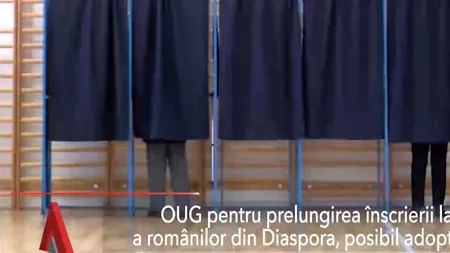 OUG pentru prelungirea înscrierii la vot a românilor din Diaspora ar putea fi adoptată joi. Ce prevede
