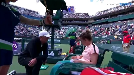 Prima declarație a Simonei Halep după înfrângerea categorică de la Indian Wells. Momentul în care s-a „rupt