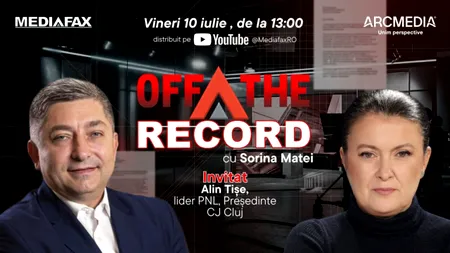 OFF The Record. Invitat: Alin Tișe, lider PNL, președintele CJ Cluj