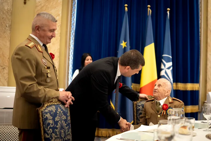 Radu Miruță și general Andrei Georgescu-Ionescu