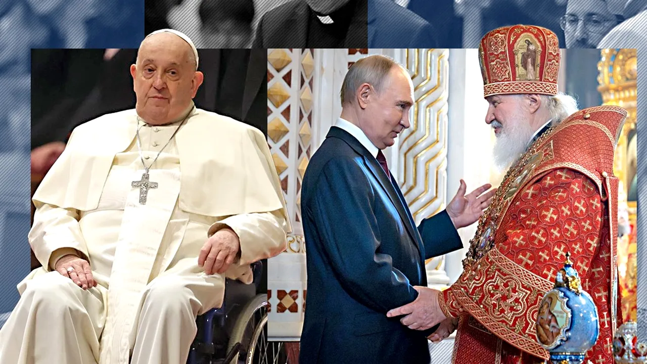 Relația „înghețată” dintre Rusia și Vatican. „Papa Francisc i-a spus patriarhului Kirill, în 2022, să nu devină BĂIATUL DE ALTAR al lui Putin”