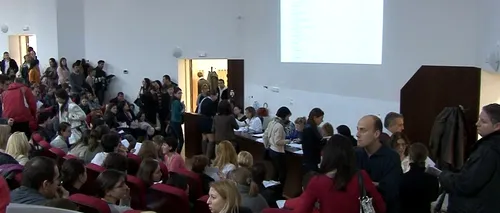 REZIDENȚIAT 2014. Aproximativ 800 de candidați au participat la concurs la UMF Cluj-Napoca