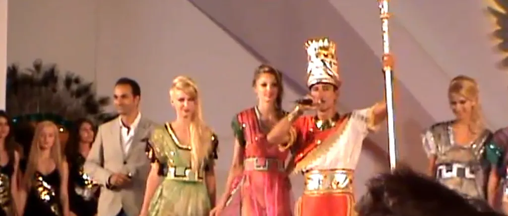 Radu Mazăre a fost costumat în Regele Nabucodonosor, la carnavalul din Mamaia - VIDEO